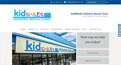 Desktop Screenshot of kidsmilesclinic.com